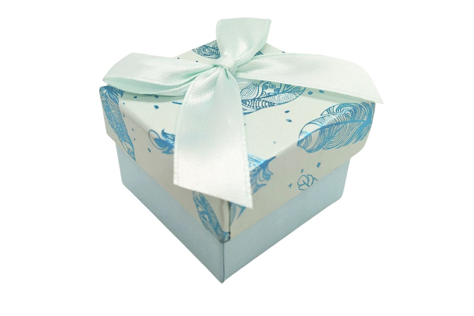 Коробочка для кільця 2 4 Коробочка для кільця Перо павича Boxshop 24 штуки - Зображення 5